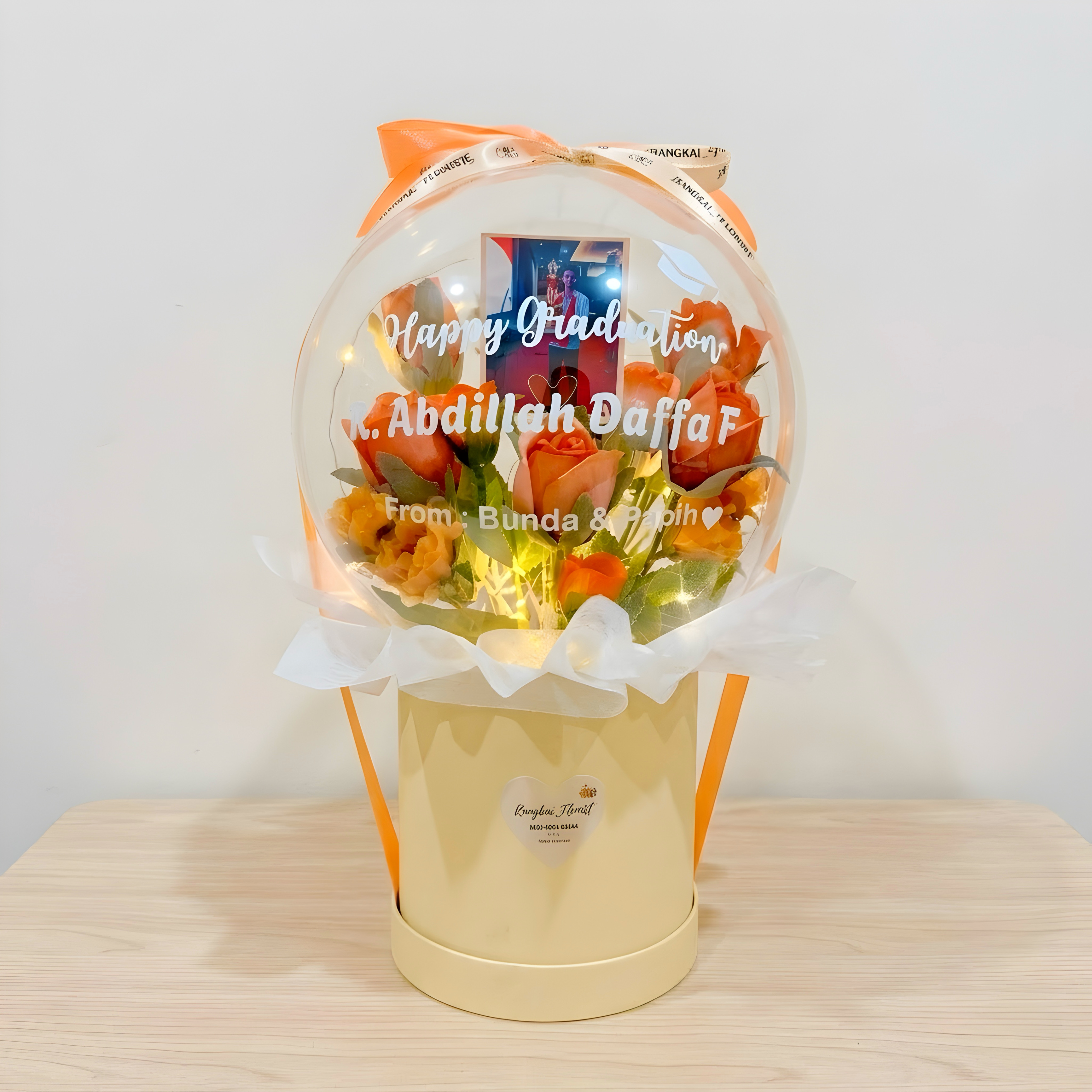 Balon Bunga Akrilik Tulip